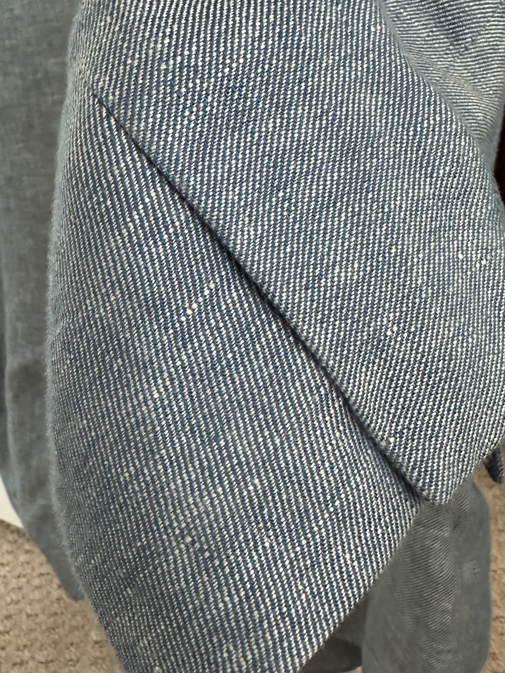 Emerson Fry Lee Jacket in Blue Chambray Women’s Size 4 - Picture 8 of 11